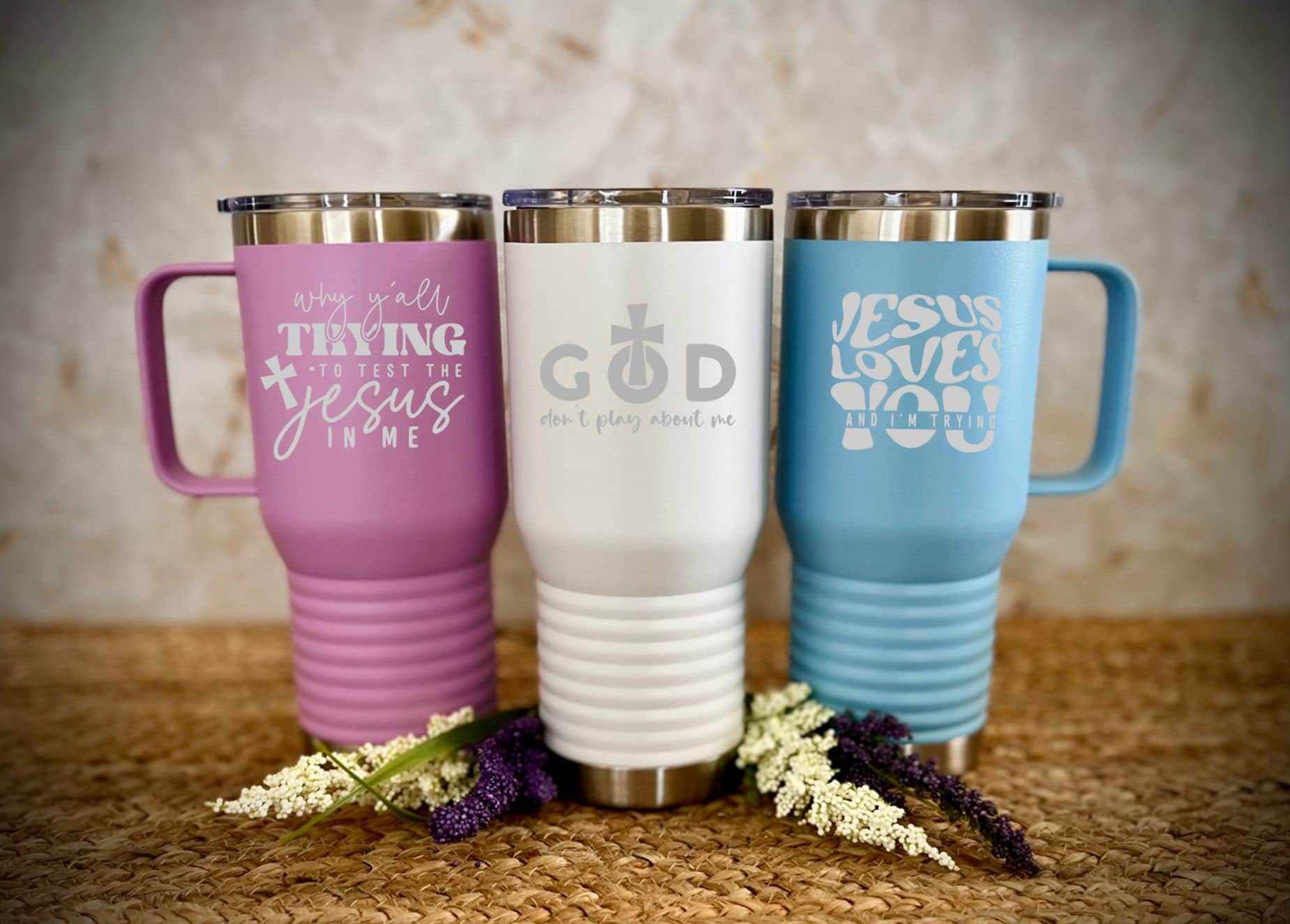 Fruit of the Spirit 20oz Glass Tumbler – Bibles and Coffee