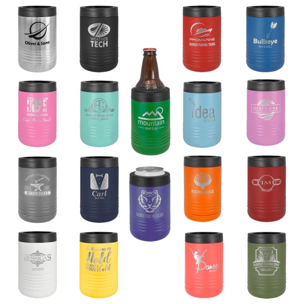 Beverage Holder, Engraved Tumbler Holder, Personalized Tumbler Holder, Vacuum Insulated Beverage Holder, Laser Engraved Tumbler Holder