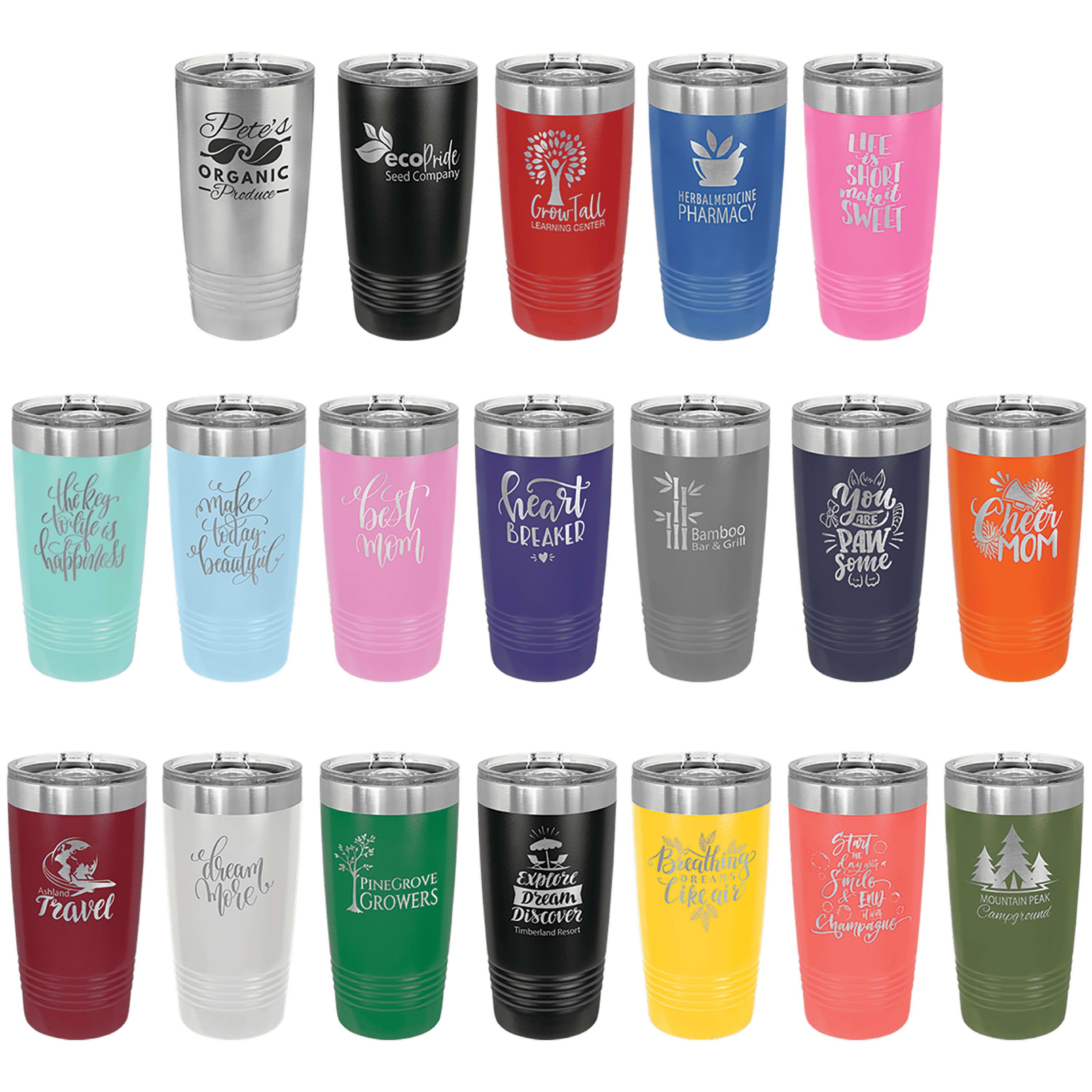 20oz Insulated Tumbler, Corporate Gift, Appreciation Gift, Thank You Gift,  Custom Tumbler, Wholesale Tumbler, Bulk Tumbler, ADD YOUR LOGO 