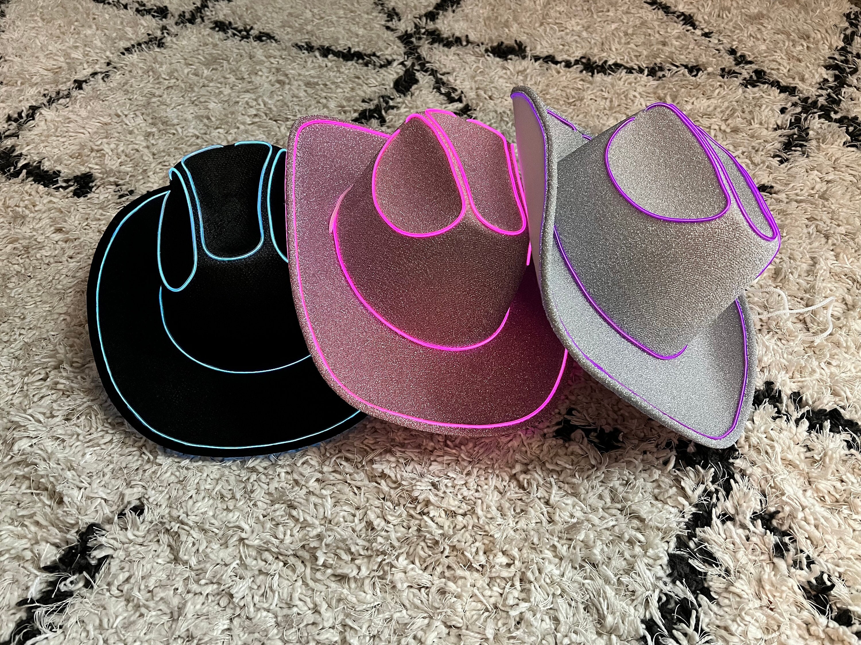 Glitter Cowboy Hat - Etsy