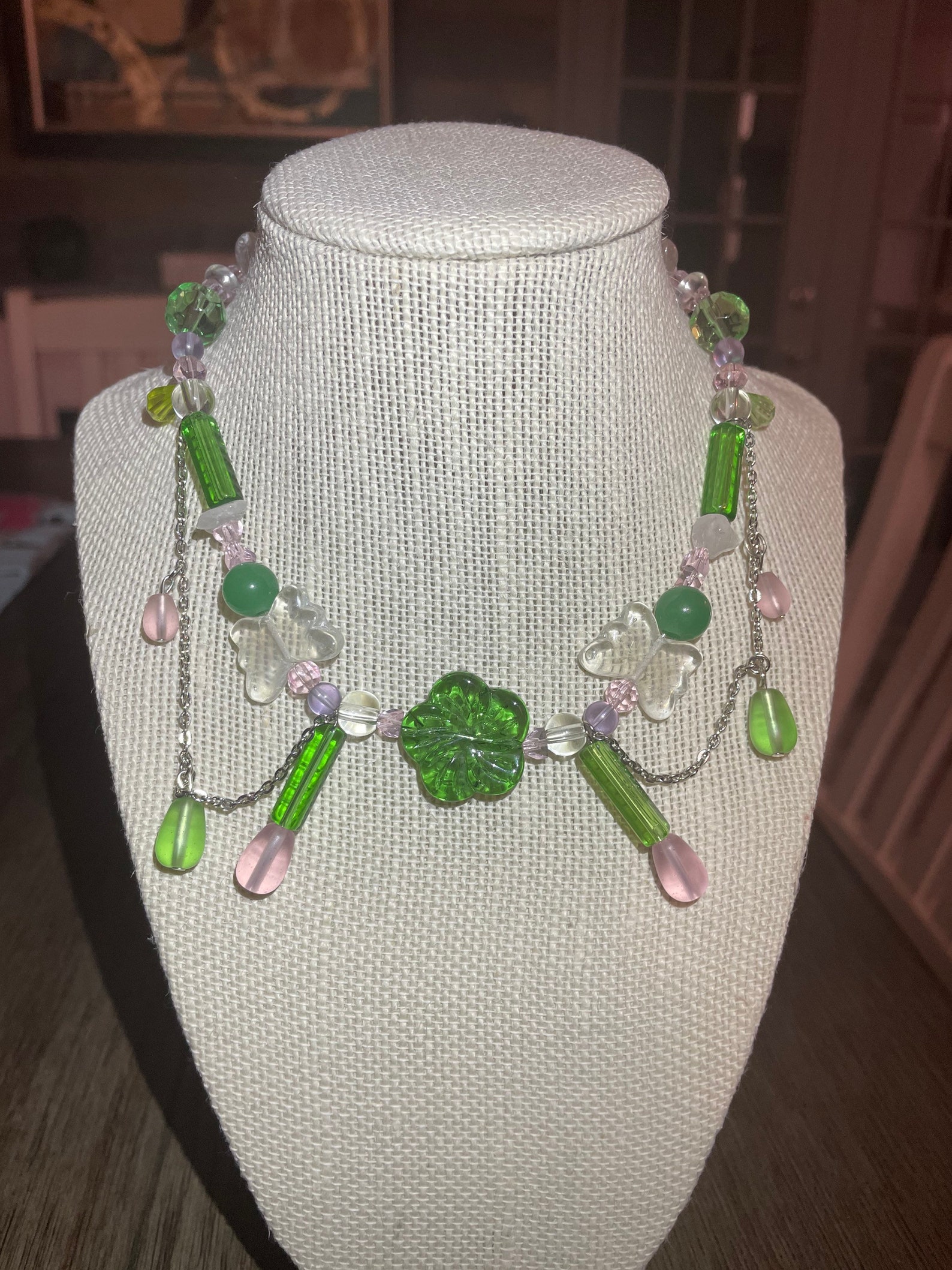 Flora Winx Club Inspired Beaded Necklace Fairycore Necklace Etsy