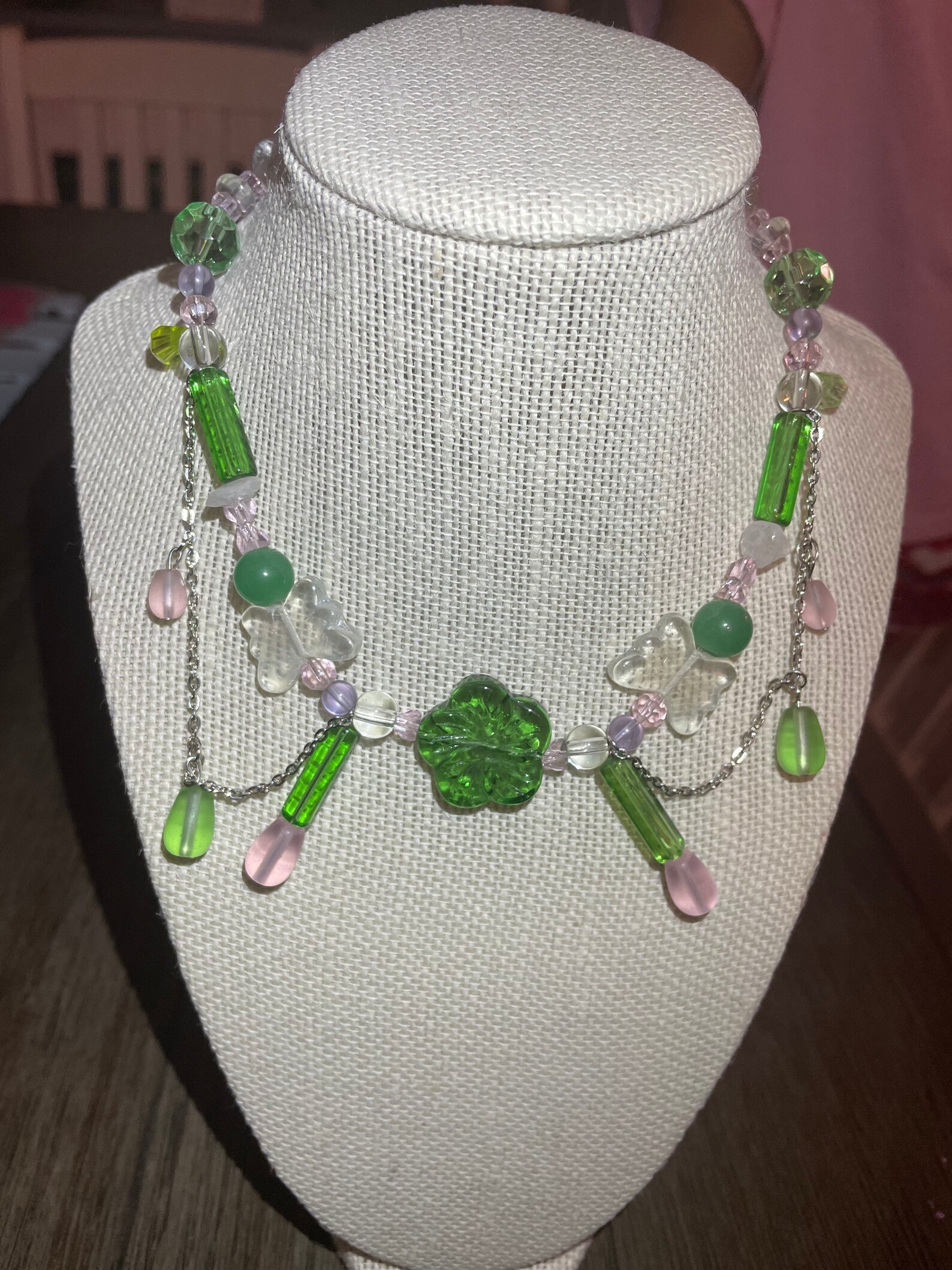 Flora Winx Club Inspired Beaded Necklace Fairycore Necklace Etsy