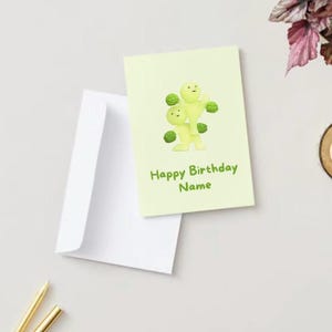 smiski birthday card | Funny Card | Cutesy Card | Greeting Card | Blank Card | Custom SMISKI Card | Personalized Card | Personalised