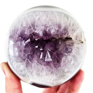 STUNNING Amethyst in Agate with Agate Banding