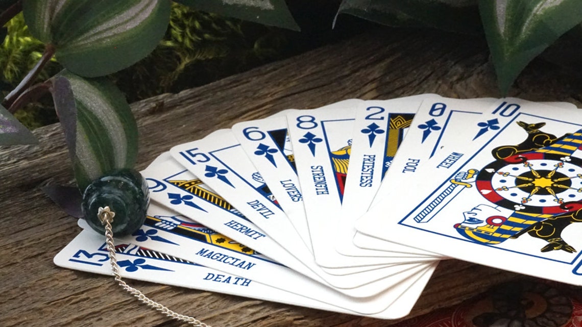 The Standard Playing Card Tarot Deck and Book Etsy