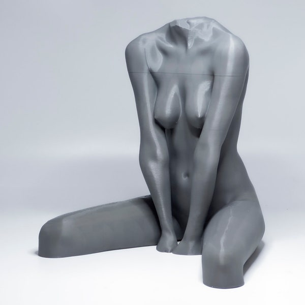 Sculpture de torse féminin, outil d'anatomie d'artiste, statue de sculpture de référence artistique, corps féminin posé, décoration de bureau à domicile
