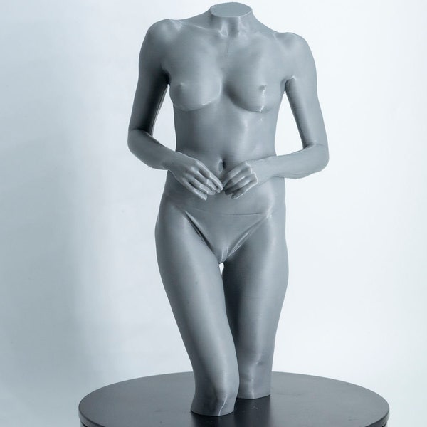 Sculpture de torse féminin, outil d'anatomie d'artiste, statue de sculpture de référence d'art, corps humain posé