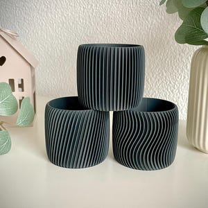 Zestaw 3 mini doniczek na sztuczne rośliny Ikea STL | 3MF Digital Download