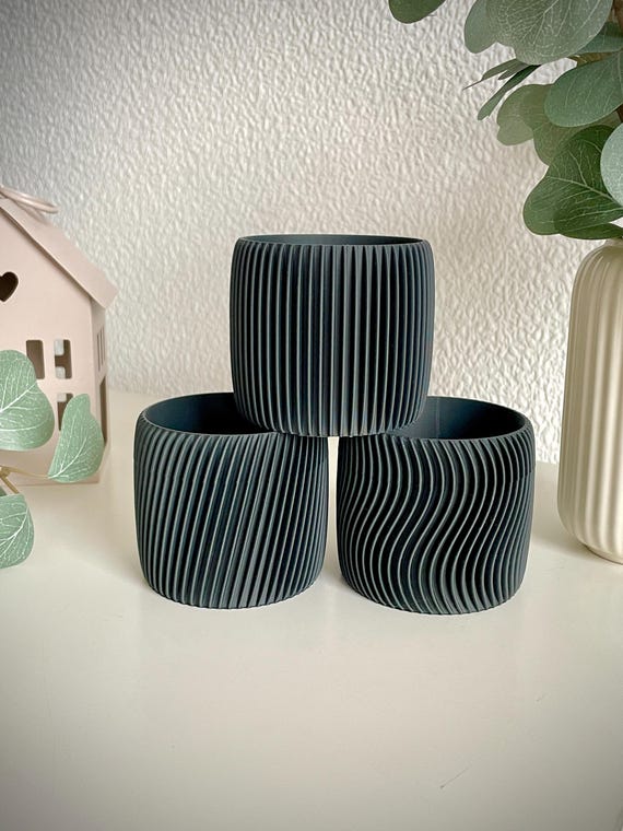 3er-Set Minitpfe fr Ikea Kunstpflanzen STL | 3MF Digitaler Download -  Etsy.de
