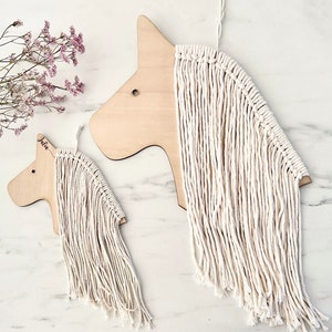 Hair clip storage personalized wooden horse image 6