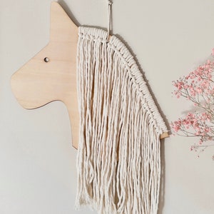 Almacenamiento de clip de pelo caballo de madera personalizado groß 36x40