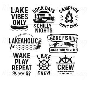 Lake Life SVG Bundle
