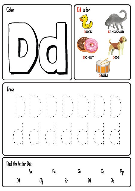 26 Printable Uppercase & Lower Case Alphabet Tracing Worksheets ...