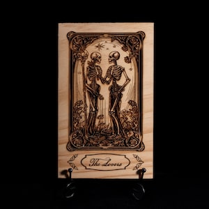 The Lovers Decorative Tarot Card