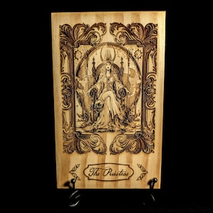 The Priestess Decorative Tarot Card