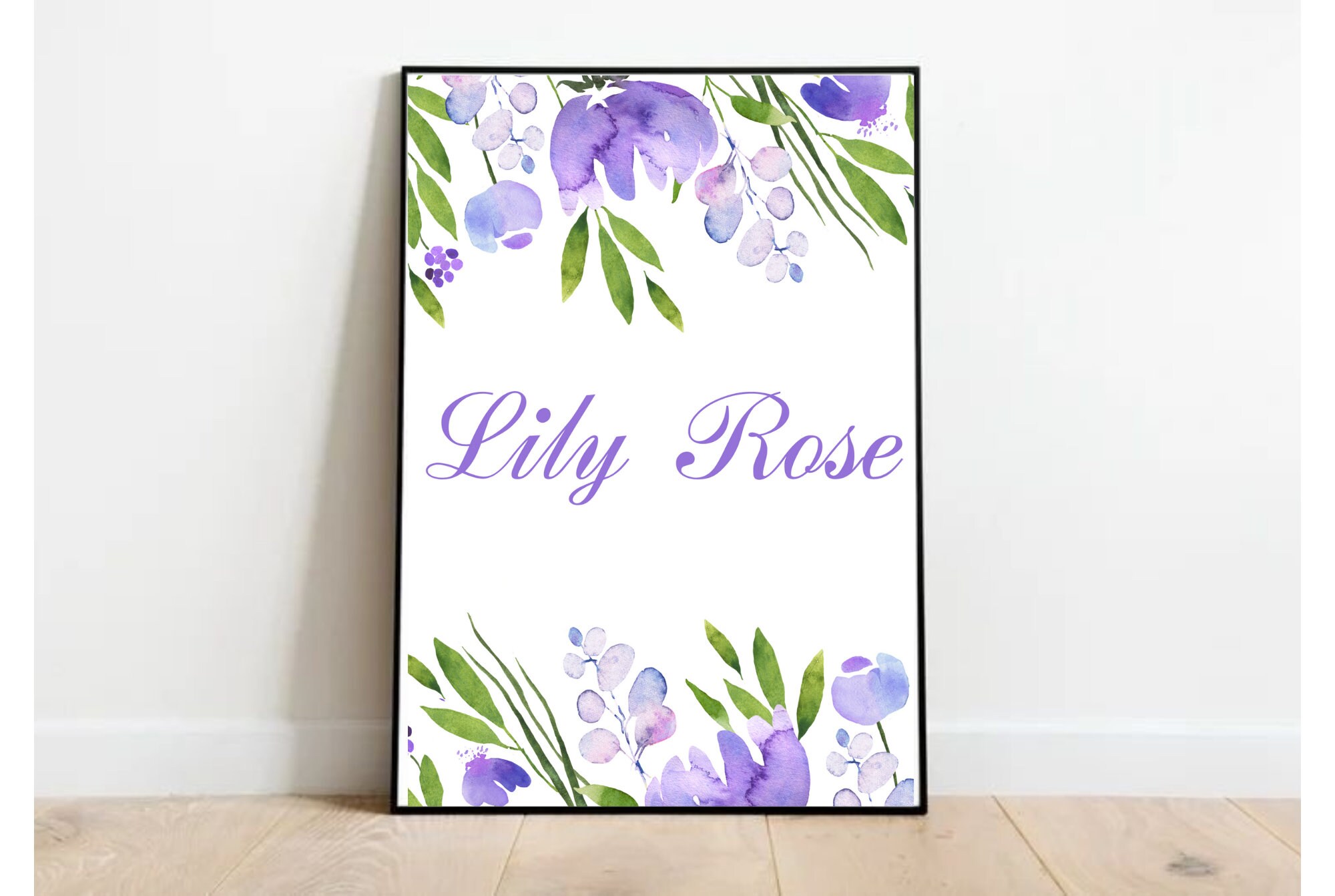 Affiche Prénom Personnalisable