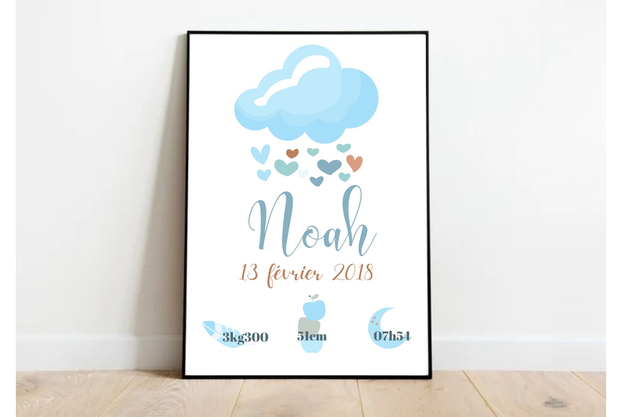 Affiche de Naissance Personnalisable