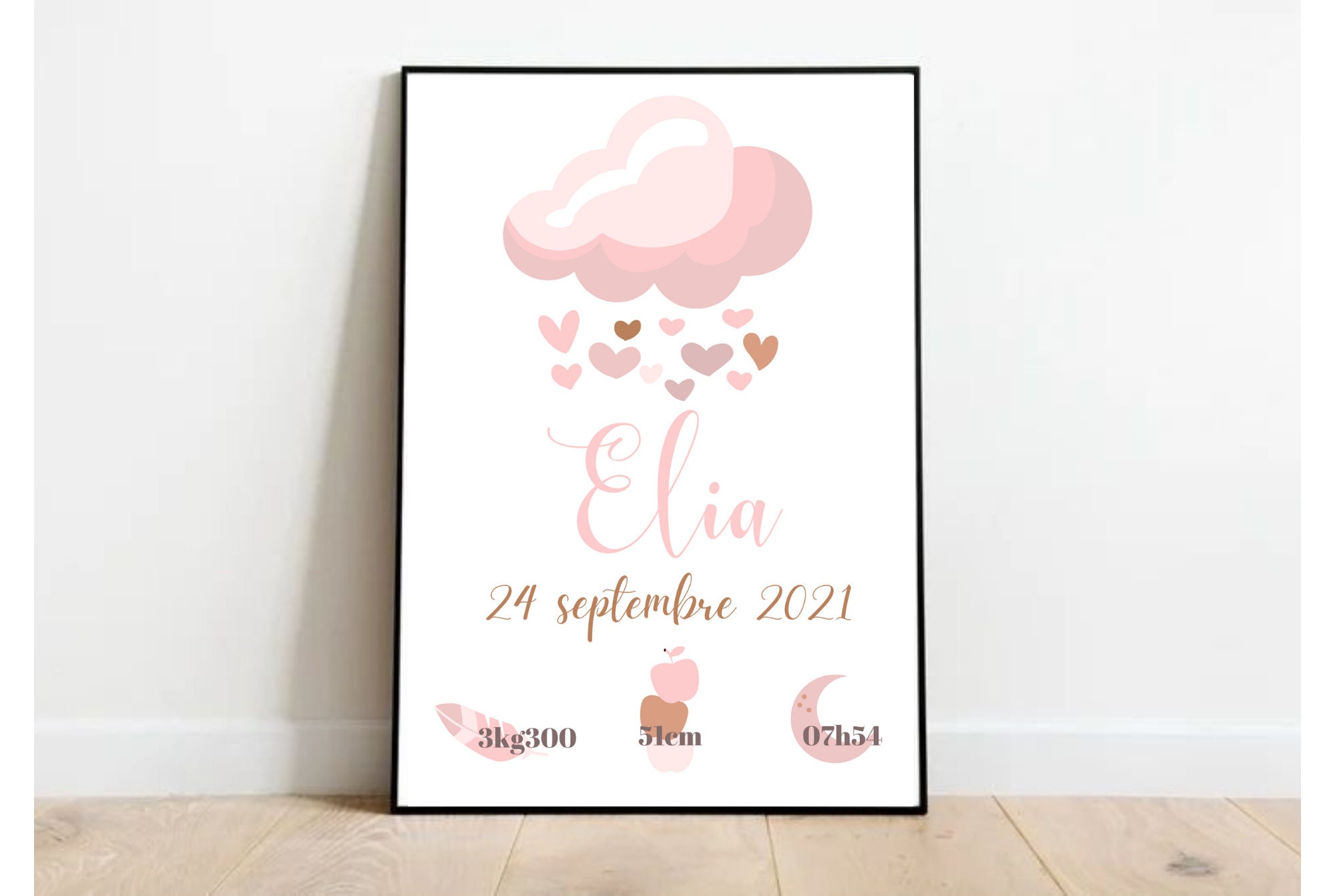 Affiche de Naissance Personnalisable