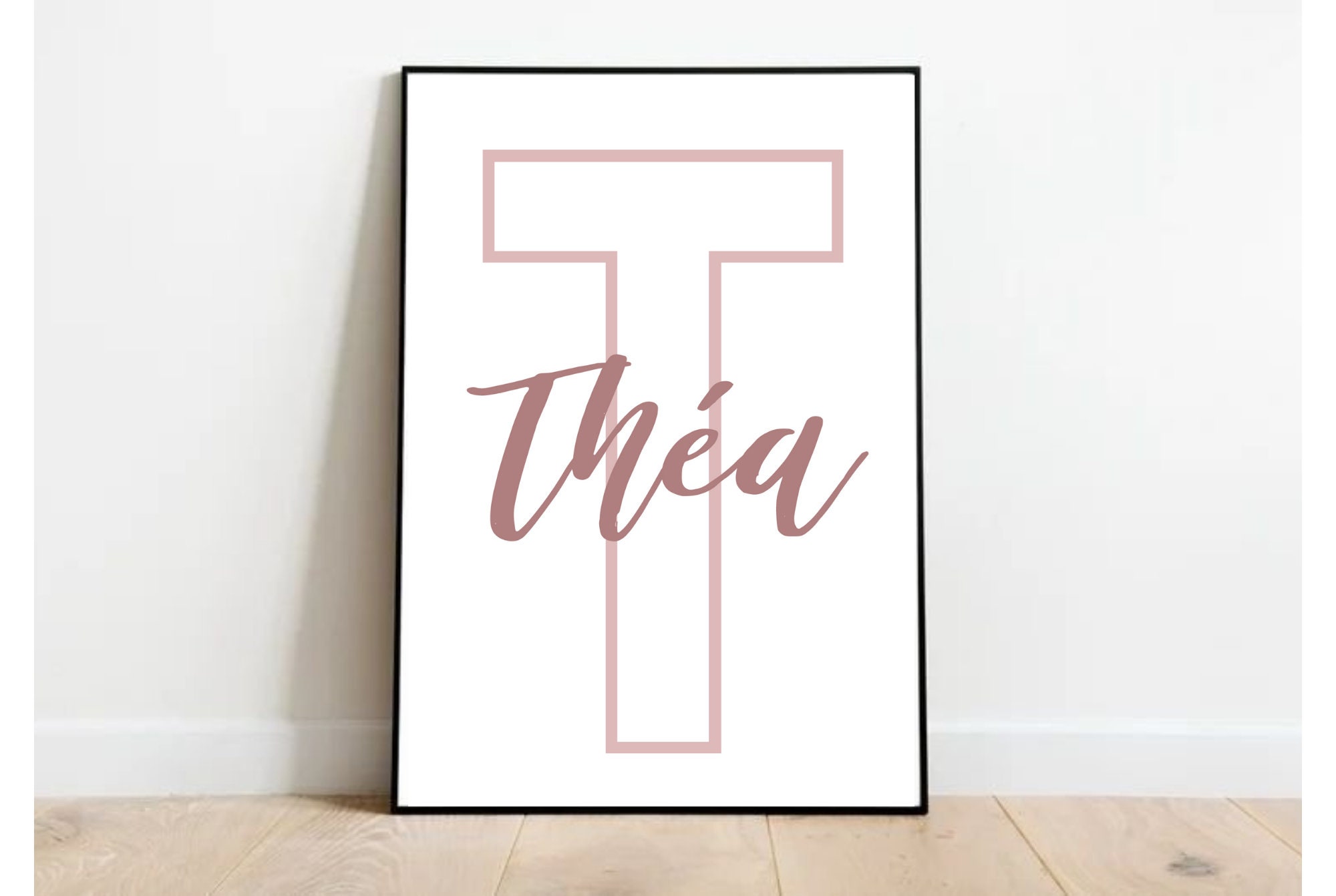 Affiche Prénom Personnalisable