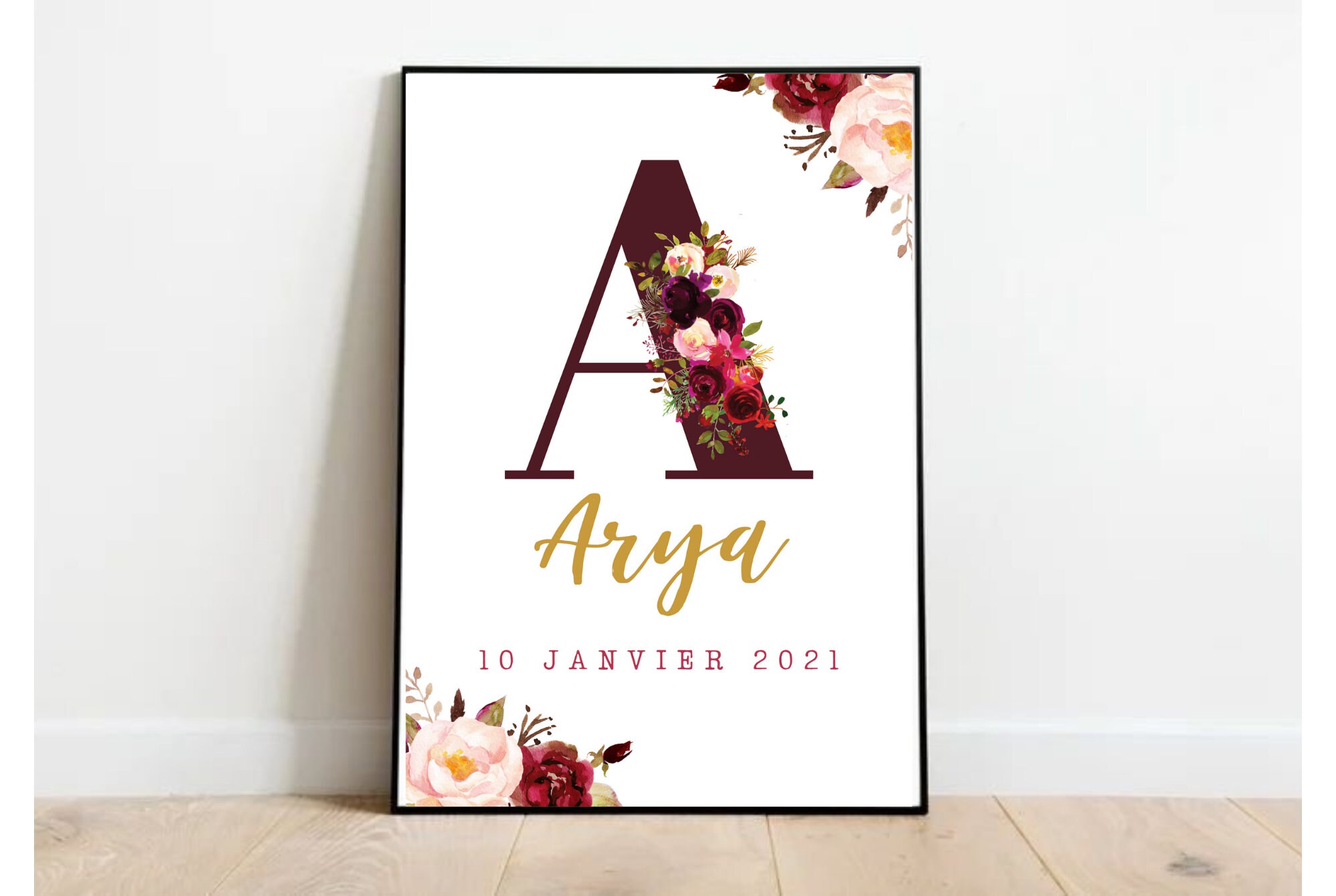 Affiche de Naissance Personnalisable