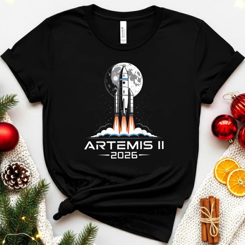 Retro Artemis II 2026 Rocket Launch Png, Future Moon Mission Png, Space ...