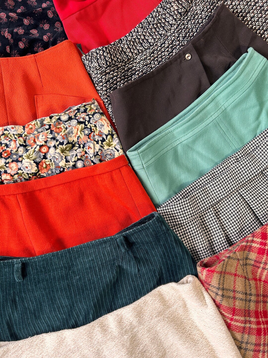 Mystery Vintage Box 10x Aline Winter Skirt Random Sorting Bulk Lot