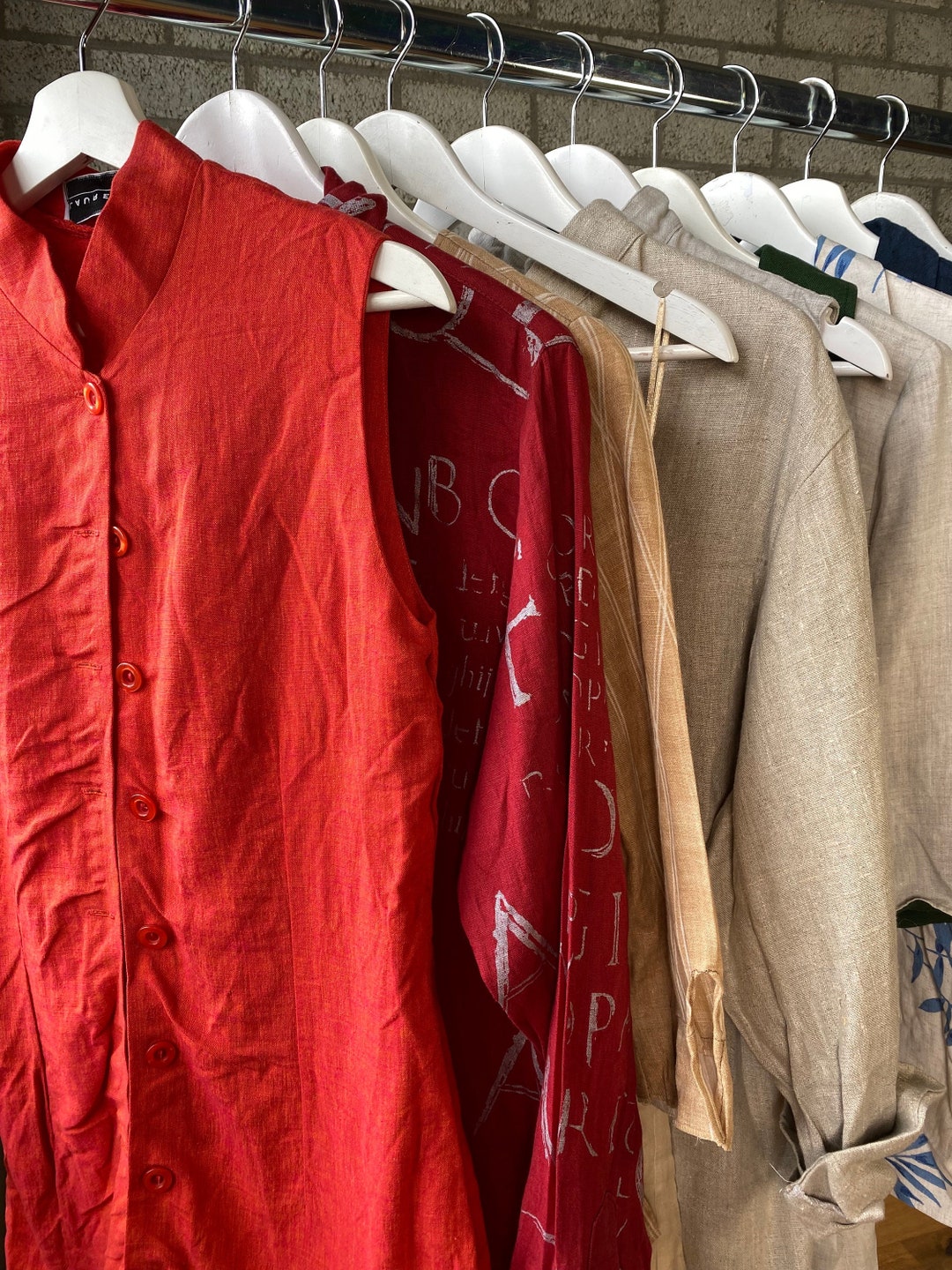 10x Vintage Linen Clothing Lady Mix Bulk Lot Retro Clothing Etsy