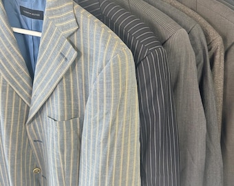 10 mélanges de blazers de créateurs vintage - Lot de vêtements rétro en vrac - Lot vintage original en gros