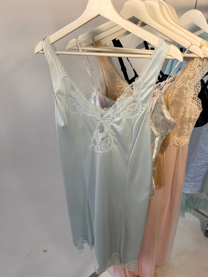 10x Vintage Slip Dress/lingerie Mix Bulk Lot Retro Clothing Curated