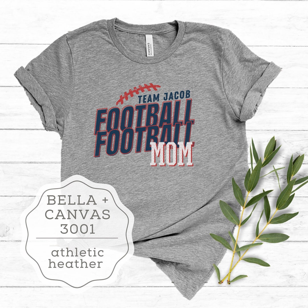Football Mom Custom Youth Sports Shirt Game Day Family Shirt Etsy