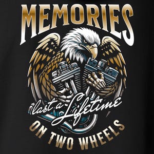 Women&#39;s Biker Hoodie: Motorcycle Memories Pullover