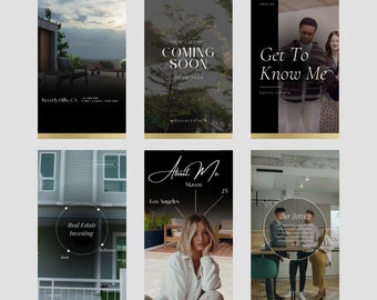 15 Real Estate Video Templates | Canva Templates for Reels, Shorts, Stories, TikTok | Luxury, Modern, Minimalistic, Easy-to-Use for Realtors