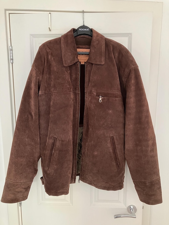 Vintage Ciro Citterio Suede Leatherwear Brown Jacket (M) - Etsy UK
