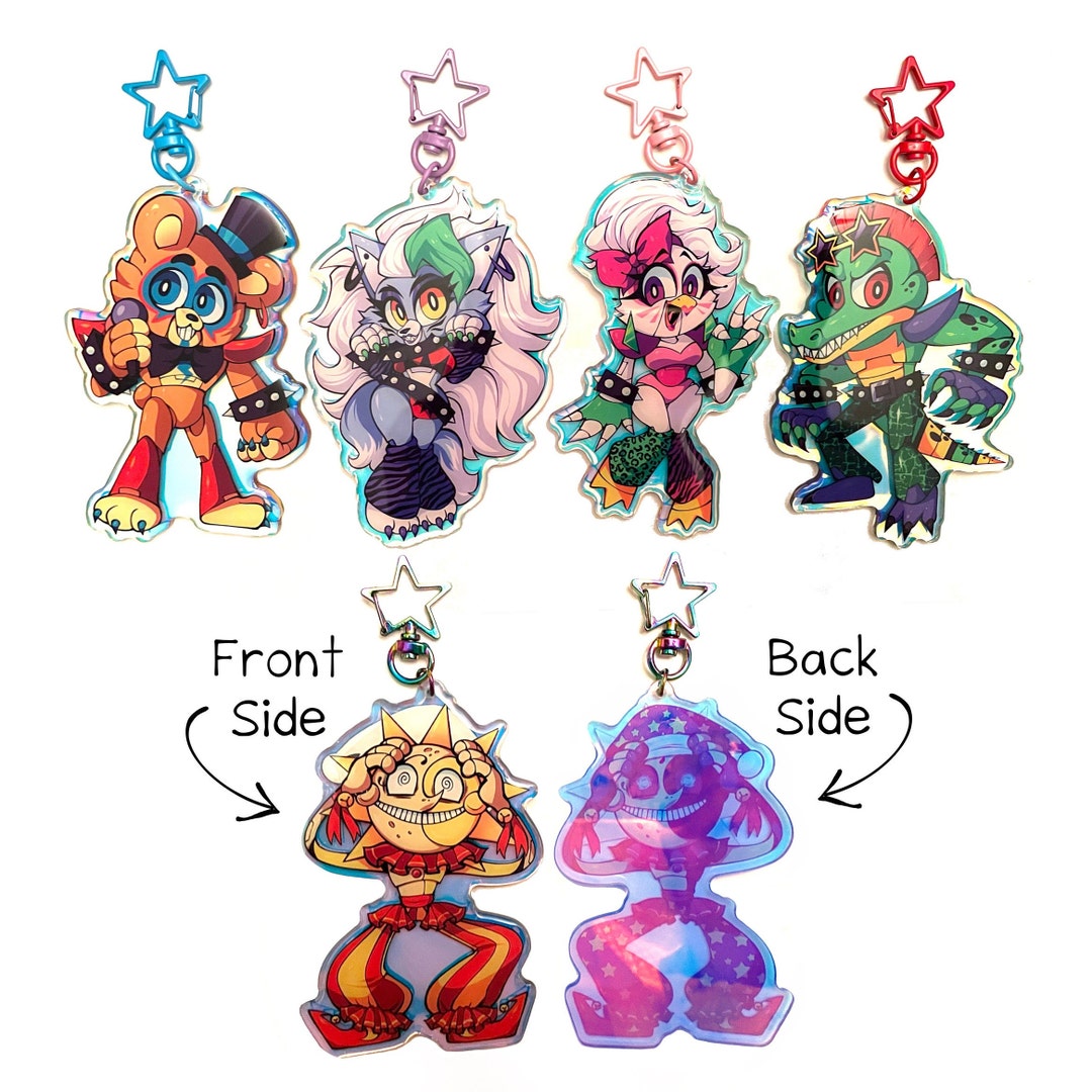 FNAF Security Breach 2.5 Acrylic Charms 