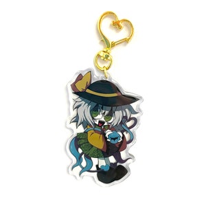 Koishi Komeiji&#39;s Heart Throbbing Adventure Touhou Holo Charm Keychain