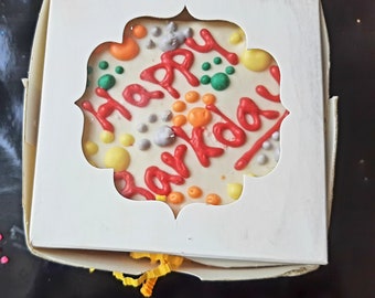 2 birthday dog cakes