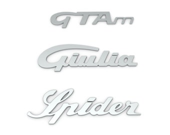 Emblème du logo GTAm / Giulia / Spider Alfa Romeo
