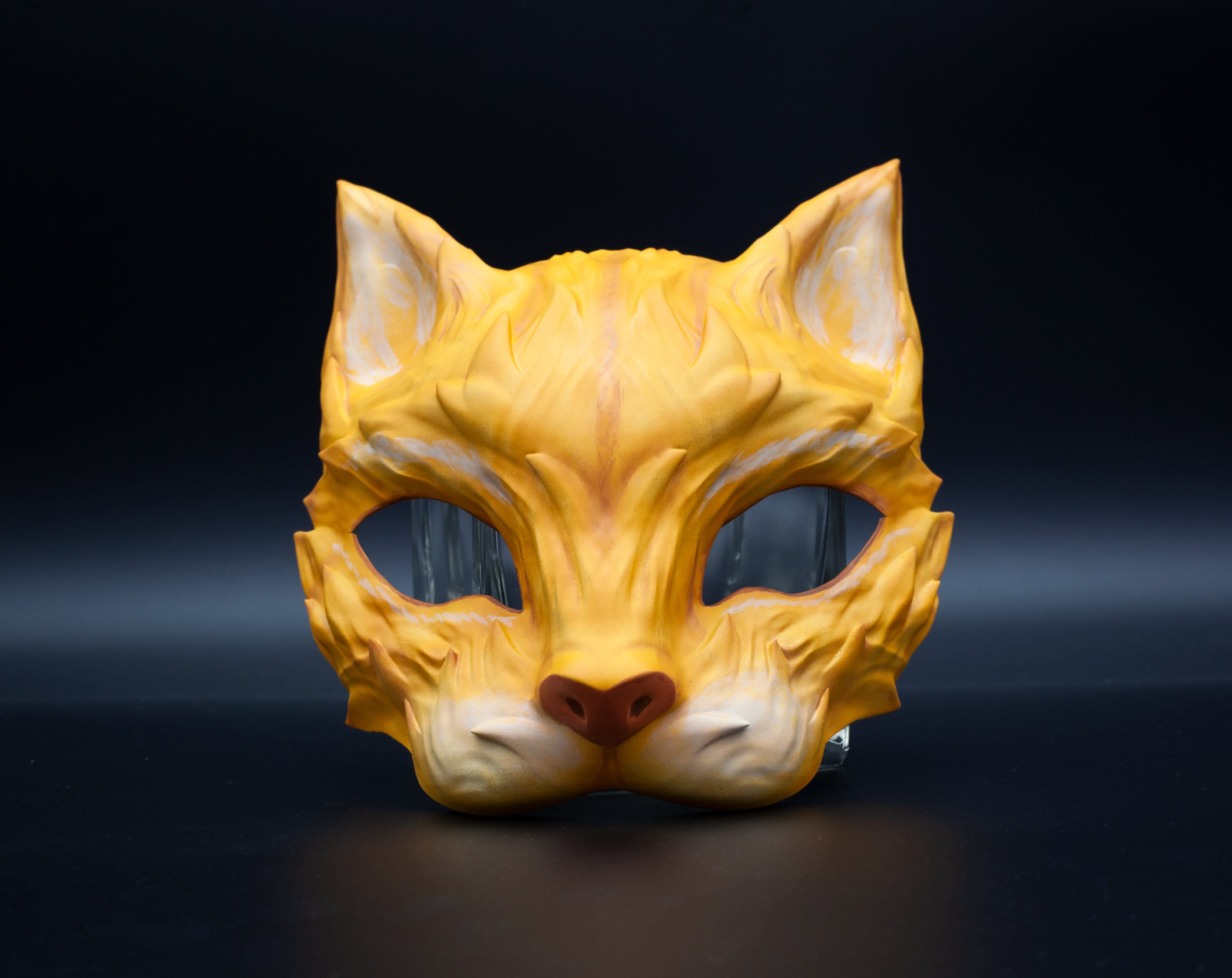 Kitty Cat Paper Mache Animal Mask Cat Mask Cat Costume 