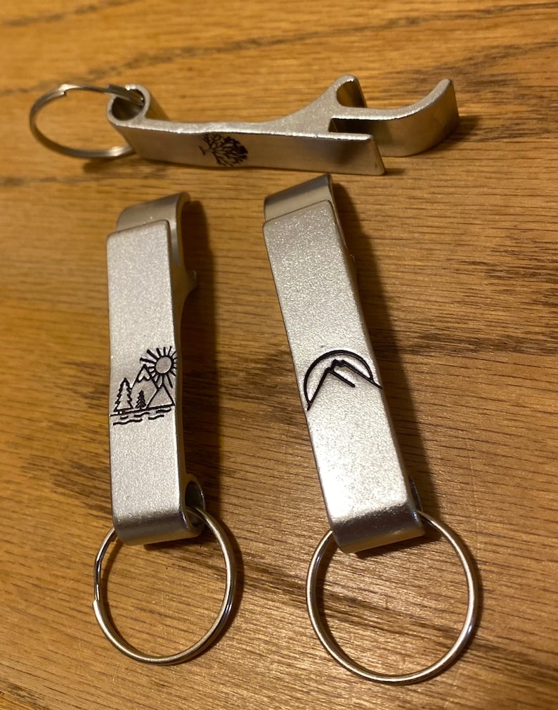 Keychain Bottle Opener - Aluminum Bottle Opener - Outdoor Bottle Opener image 2