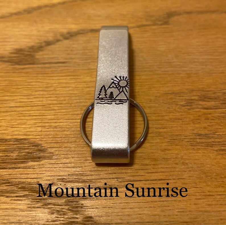 Keychain Bottle Opener - Aluminum Bottle Opener - Outdoor Bottle Opener image 4