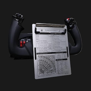 Honeycomb Alpha Yoke mount pilot Aluminium kneeboard, clipboard