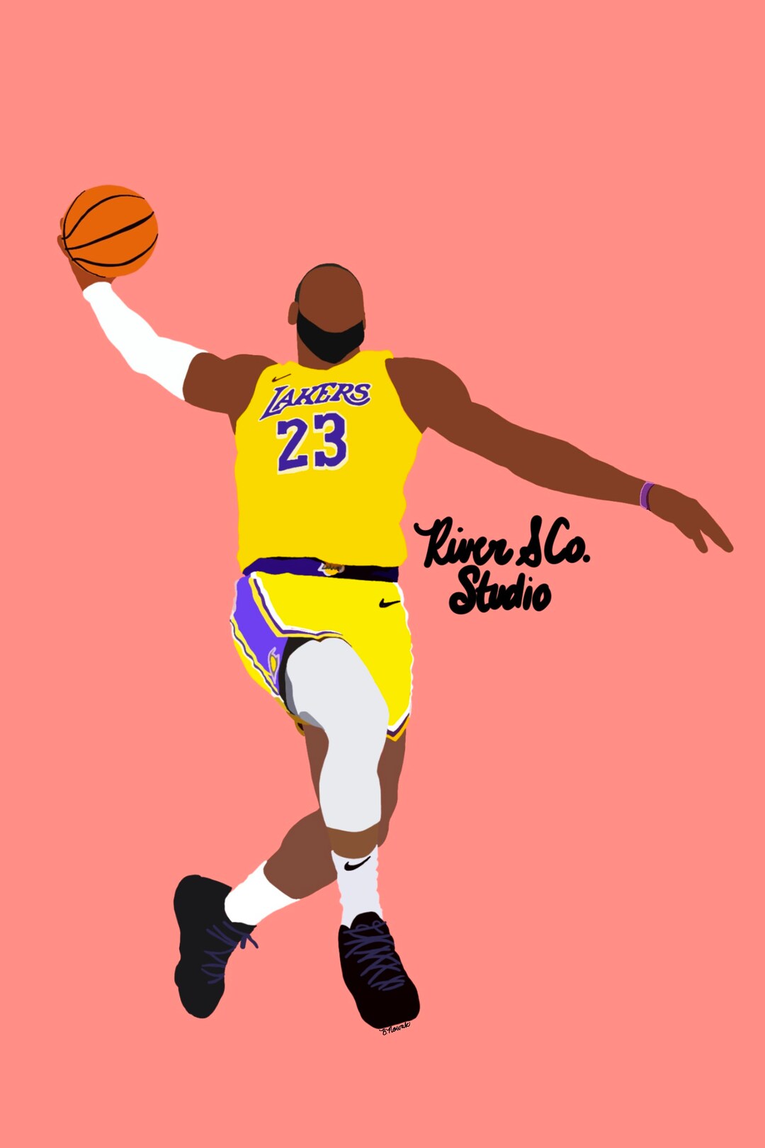 Lebronkobejordan Poster Set Etsy