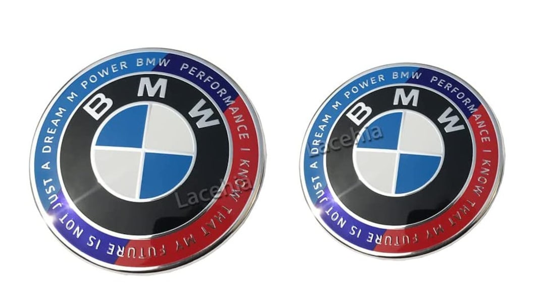 E93 エンブレム For Bmw With Letters 82mm + 74mm Set 50th Anniversary M BMW