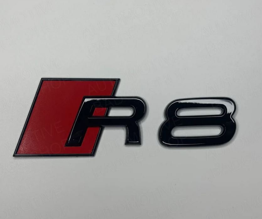 Buy Acid Green R8 Rear Badge Audi R8 Badge Boot Lid Trunk Emblem ...