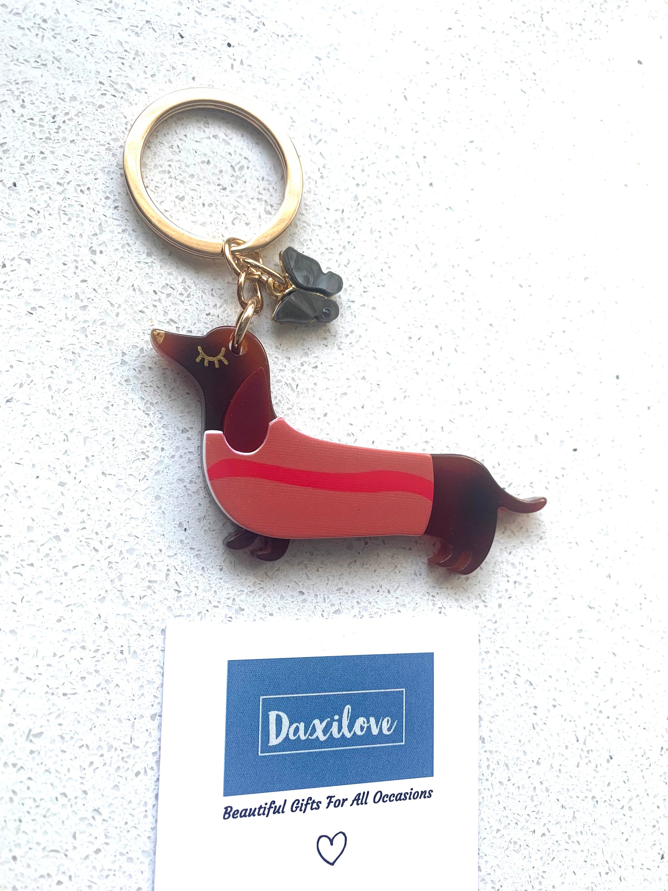Dachshund Sausage Dog Keyring Keychain in Different Patterns Etsy UK