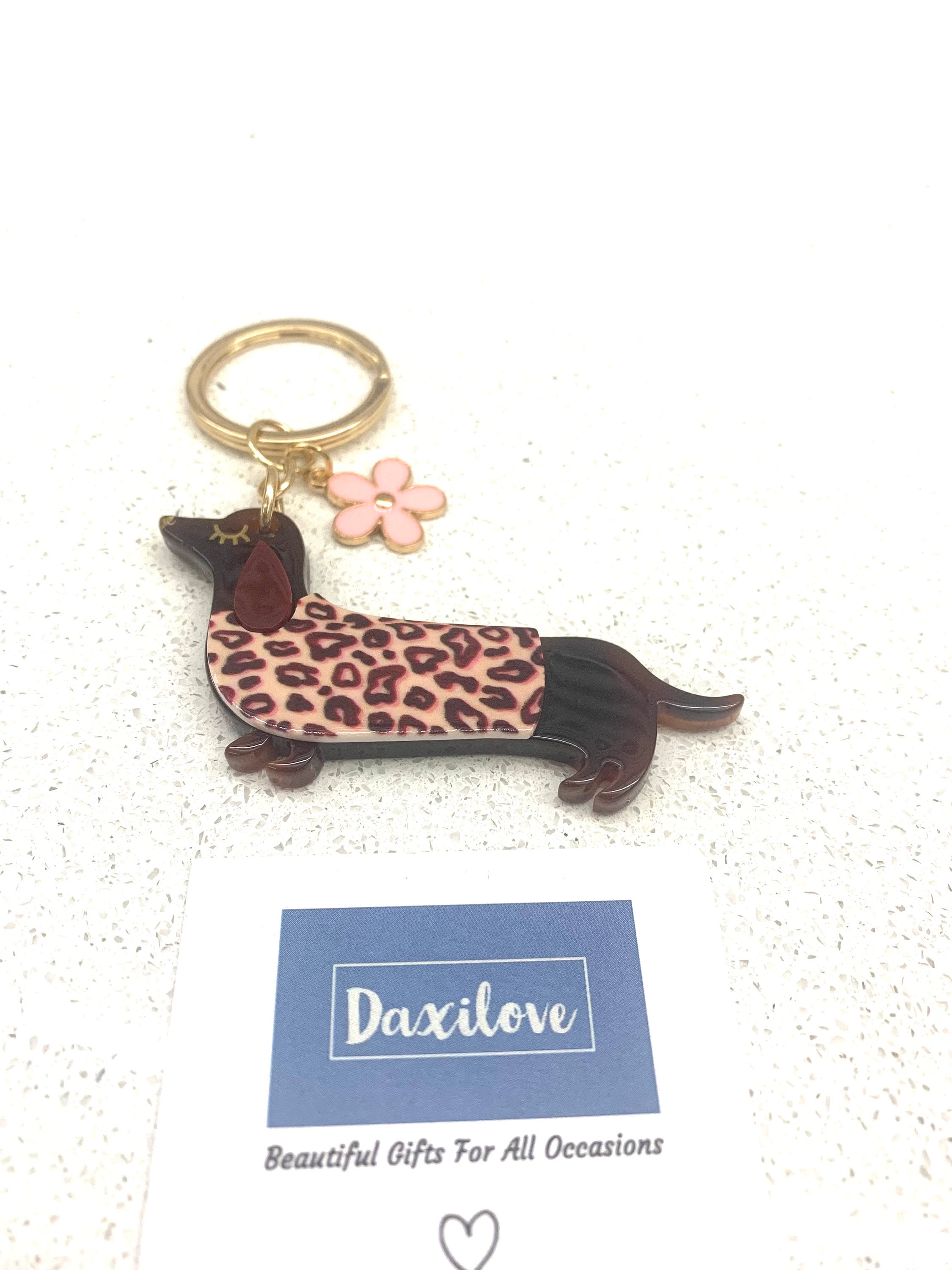 Dachshund Sausage Dog Keyring Keychain in Different Patterns Etsy UK