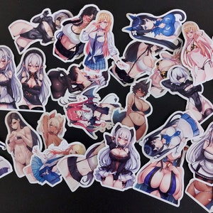 40 Anime/Game Custom Random Stickers Pack Waterproof vinyl , themed anime stickers, notebook, hydroflask stickers, Waifu Sticker