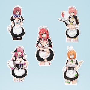 5-toubun no Hanayome Ichika x Nino X Miku X Yotsuba X Itsuki Slaps, Diecut