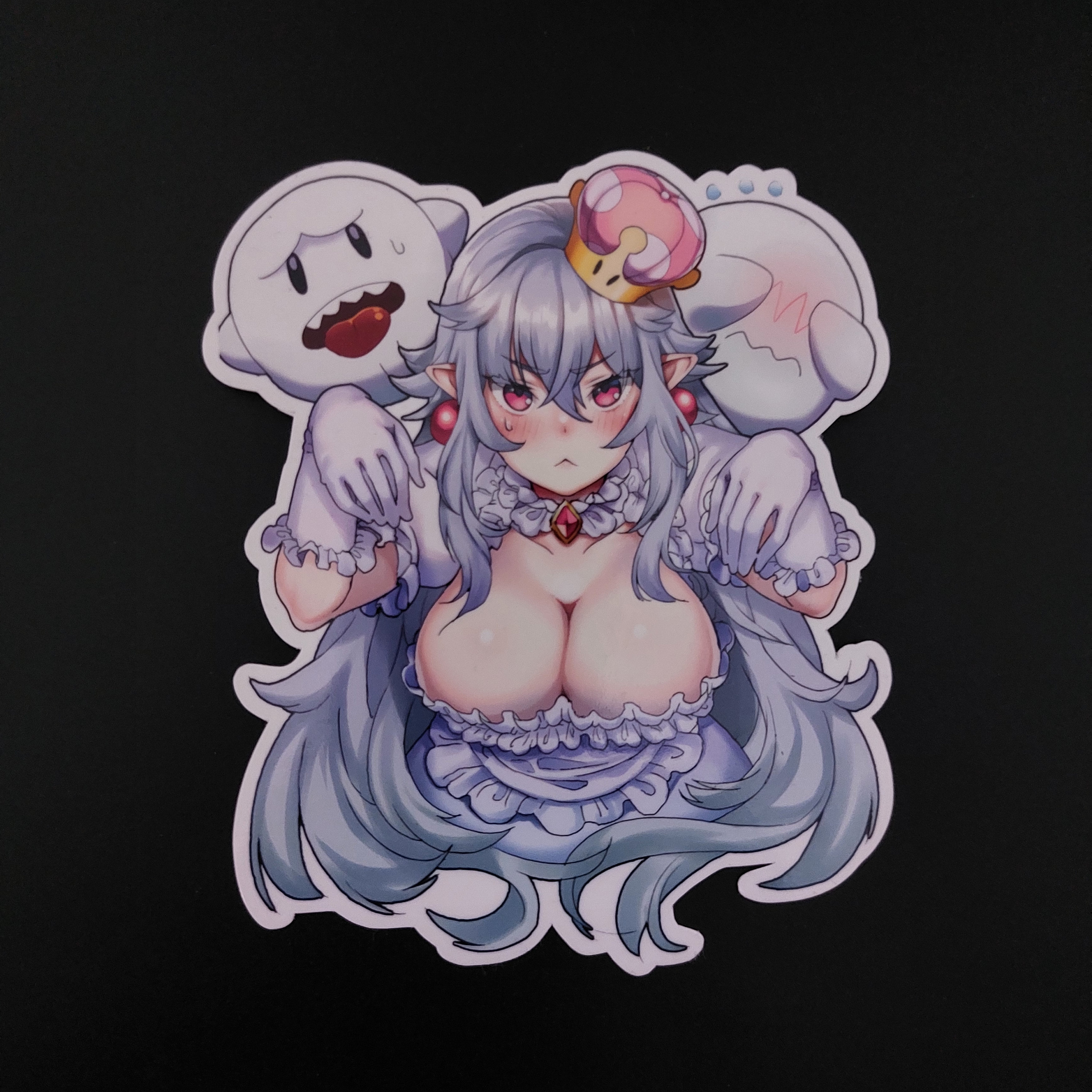 5x Cute Waifu Boosette 10cm (4 Inch) Glossy Vinyl Die-cut Sticker Pack ...