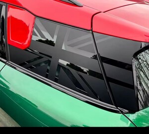 Autocollant Panneau De Commande Porte Pour Mini Countryman U25 / F65 Cooper S 2024-2025 - Motif Fibre De Carbone ABS